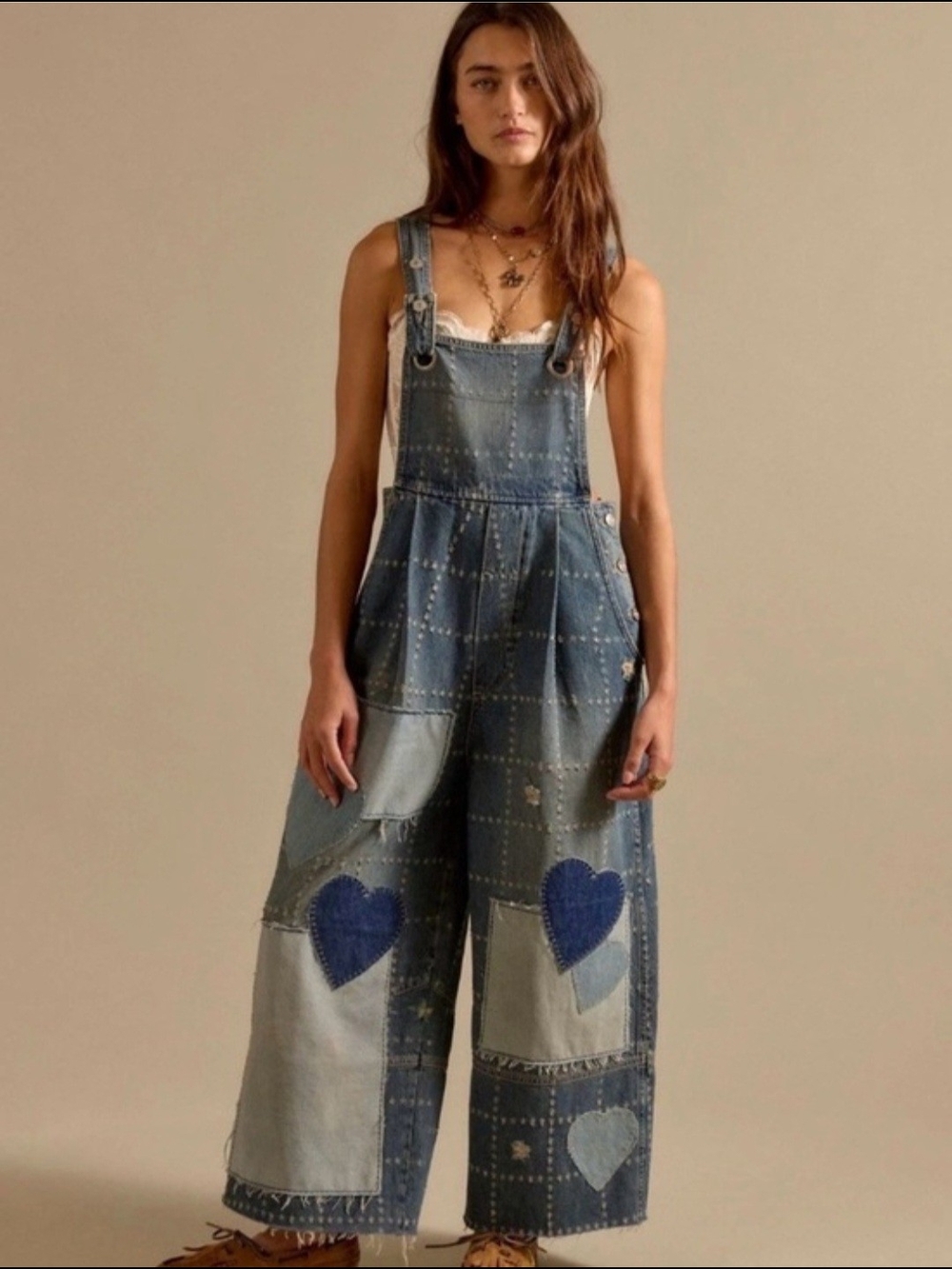 Rambler Novelty Overalls Follow Your Heart Size Small